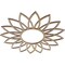 Ekena Millwork Daisy Wood Fretwork Pierced Ceiling Medallion, Hickory, 18"OD x 6 1/4"ID x 3/8"T CMWP18X18X0375DAHI - alternate 5
